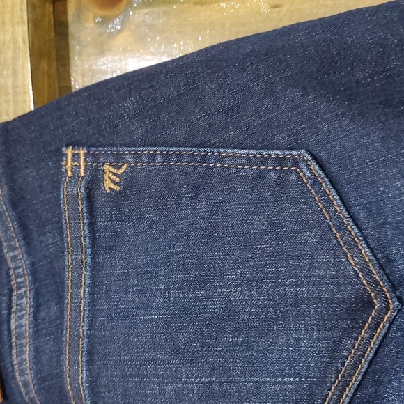 MADEWELL DARK DENIM JEANS SIZE 25 STRETCH SPANDEX - Picture 6 of 8